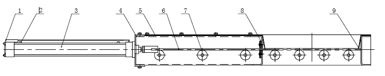 TZMQ氣動閘門-主要結構